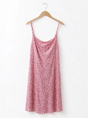 Old Navy Pink Floral Slip Dress